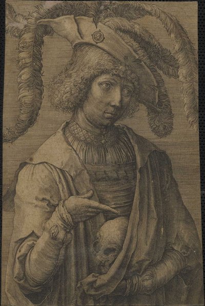 Porträt eines jungen Mannes von Lucas van Leyden